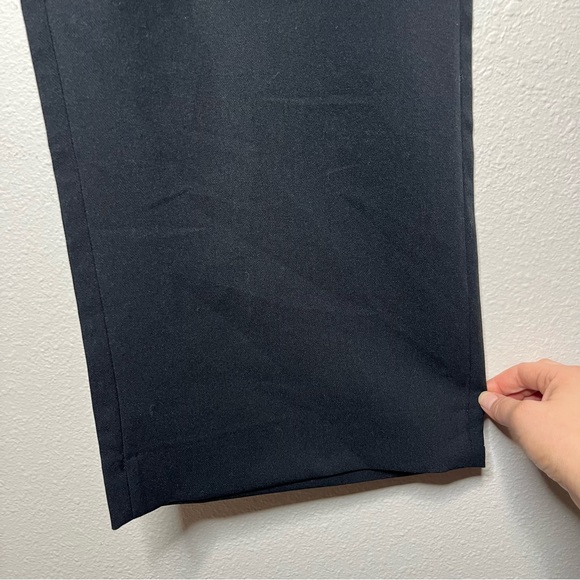 NEW Abercrombie & Fitch Black Sloane Low Rise Tailored Wide Leg Trouser Pants - Picture 6 of 11